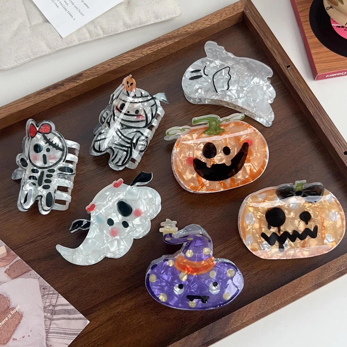 Хэллоуин улыбающийся демон тыква коготь для волос шляпа ведьмы повязка узор призрак заколка для волос креативный мультфильм акриловые аксессуары для волос
Хэллоуин улыбающийся демон тыква коготь для волос шляпа ведьмы повязка узор призрак заколка для волос креативный мультфильм акриловые аксессуары для волос