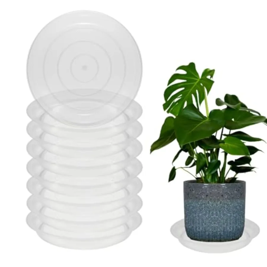 8 Pack 20 Inch Round Plant Saucers for Less 18 Inch Pot Indoors Outdoors Plant Trays for Pots Planter Saucer Plastic Drip Tray
8 Pack 20 Inch Round Plant Saucers for Less 18 Inch Pot Indoors Outdoors Plant Trays for Pots Planter Saucer Plastic Drip Tray
