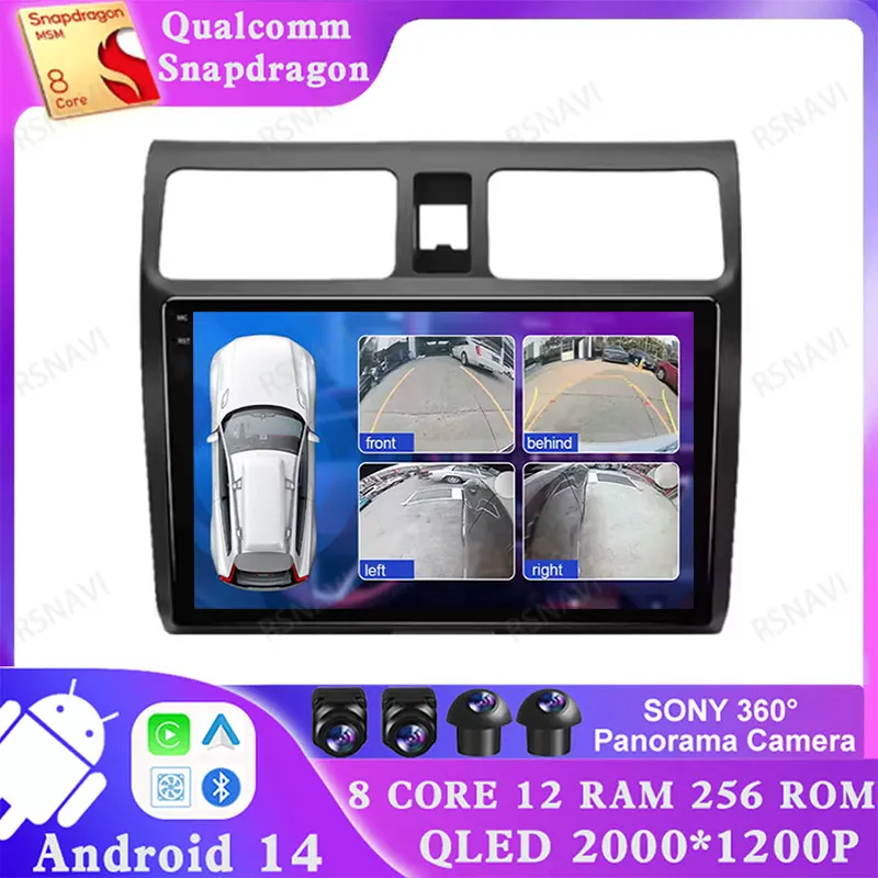 Android 14 For Suzuki Swift 3 2003 - 2010 DVD Stereo Multimedia Viedo Player BT GPS DSP Wireless Carplay Auto Navigation 4G LTE
Android 14 For Suzuki Swift 3 2003 - 2010 DVD Stereo Multimedia Viedo Player BT GPS DSP Wireless Carplay Auto Navigation 4G LTE
