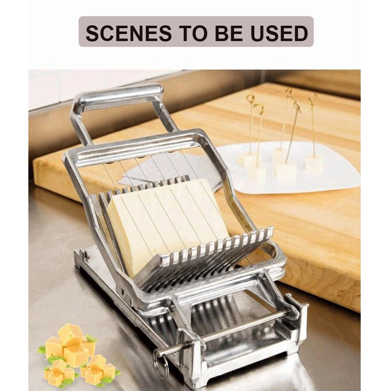 LXT Stainless Steel Wire Cutting Board Cheese Slicer 10Mm/20Mm Manual Ham Cheese Bread Toast Food Slicer
LXT Stainless Steel Wire Cutting Board Cheese Slicer 10Mm/20Mm Manual Ham Cheese Bread Toast Food Slicer