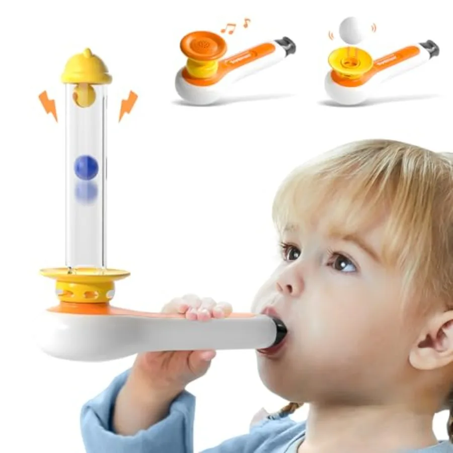 3 in 1 Sensory Toys for Toddler with Whistle, Ball Blowing, Floating Blow Pipe Balls Autism Sensory Products, Fine Motor Skills
3 in 1 Sensory Toys for Toddler with Whistle, Ball Blowing, Floating Blow Pipe Balls Autism Sensory Products, Fine Motor Skills
