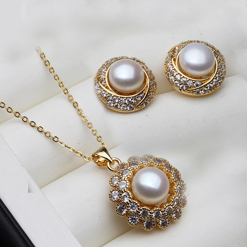 Wedding Natural Freshwater Pearl Necklace and Earrings For Women,Boho Pearl Jewelry Set Mother Wife Birthday Gift
Wedding Natural Freshwater Pearl Necklace and Earrings For Women,Boho Pearl Jewelry Set Mother Wife Birthday Gift