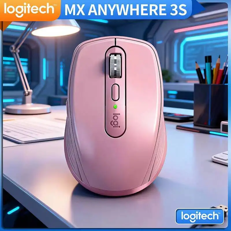 Wireless MX Anywhere 3S - 8000 DPI Tracking, MagSpeed Scroll, Anti-Slip Grip, Perfect for Floral Studio Trip & Travel Work
Wireless MX Anywhere 3S - 8000 DPI Tracking, MagSpeed Scroll, Anti-Slip Grip, Perfect for Floral Studio Trip & Travel Work