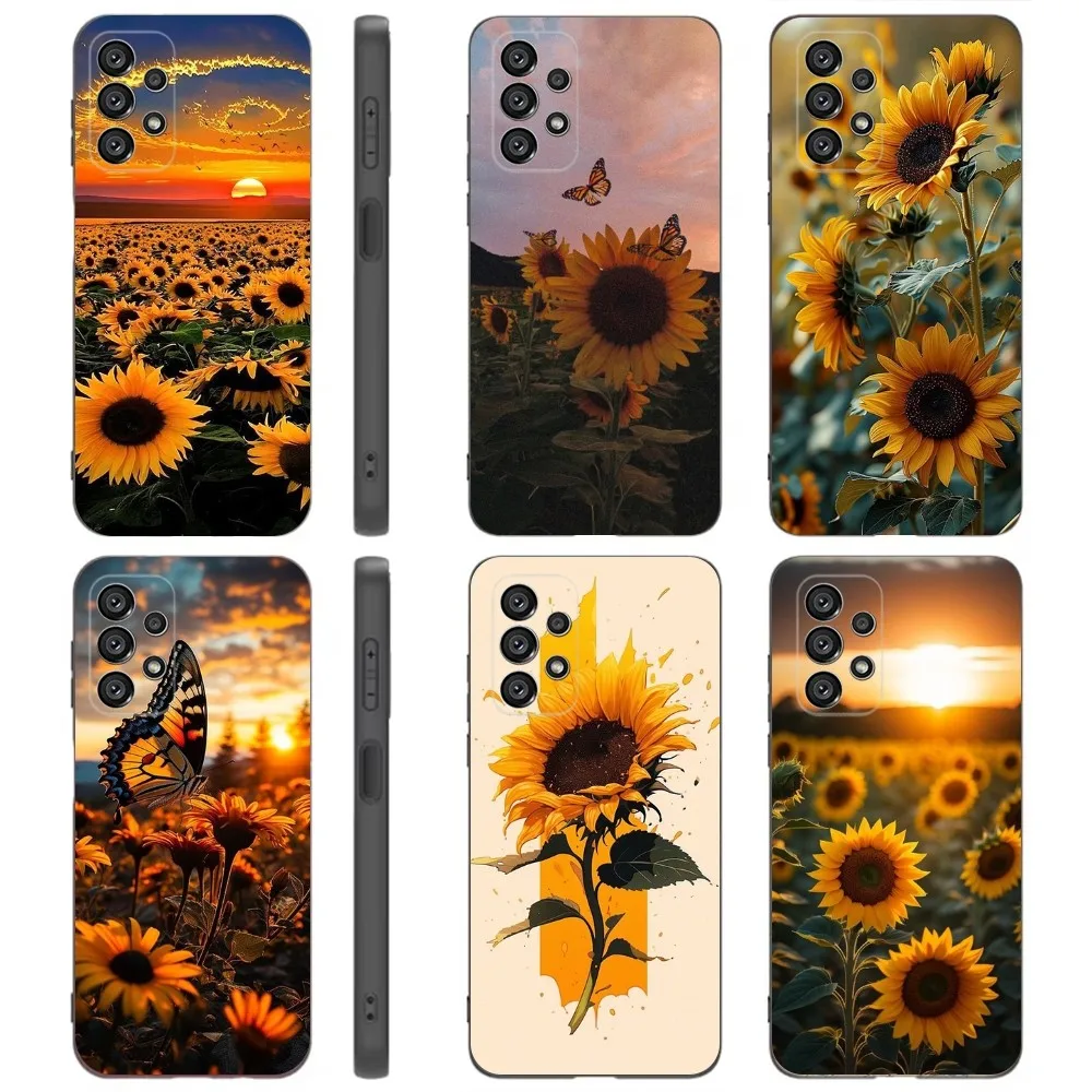Yellow Sunflower Phone Case For Samsung Galaxy A91,A80,A73,A72 ,A71,A53A52,A32 ,A31A22,A21s,A20,Black Cover 
Yellow Sunflower Phone Case For Samsung Galaxy A91,A80,A73,A72 ,A71,A53A52,A32 ,A31A22,A21s,A20,Black Cover
