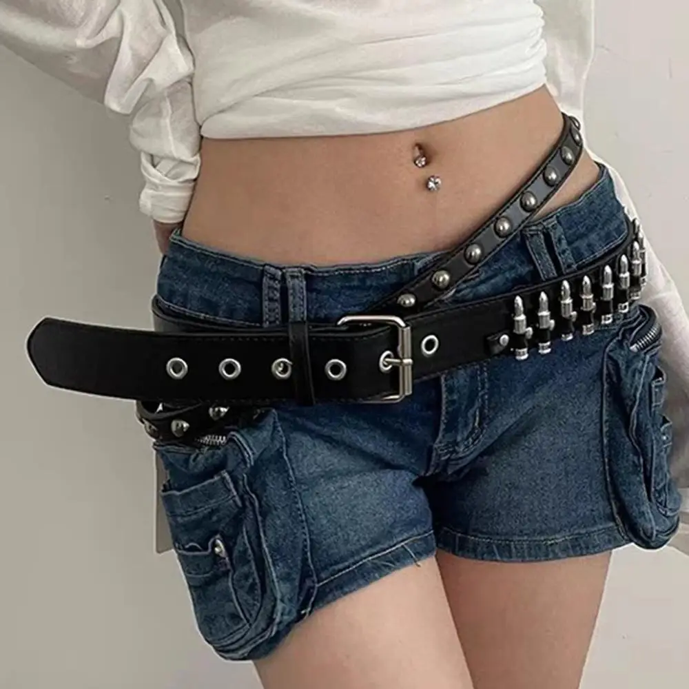 Прочный ремень с заклепками в стиле панк для девочек, модный металлический ремень для мужчин и женщин, кожаный ремень с шипами в стиле гот-рок, женский черный ремень Y2K
Прочный ремень с заклепками в стиле панк для девочек, модный металлический ремень для мужчин и женщин, кожаный ремень с шипами в стиле гот-рок, женский черный ремень Y2K