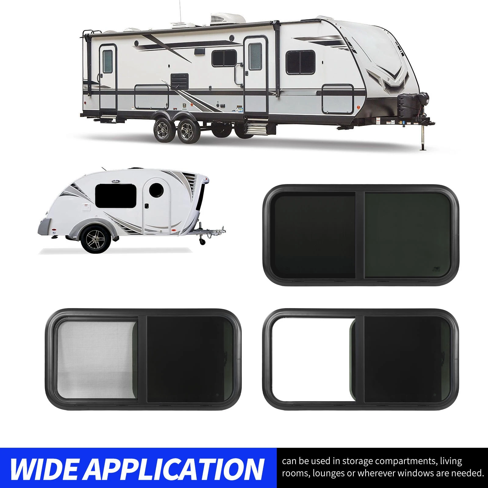 RV Slid Window Removable Insect Screen Rust Resistant UV Resistant Privacy Screen Window Aluminum Alloy Frame for Trailer
RV Slid Window Removable Insect Screen Rust Resistant UV Resistant Privacy Screen Window Aluminum Alloy Frame for Trailer