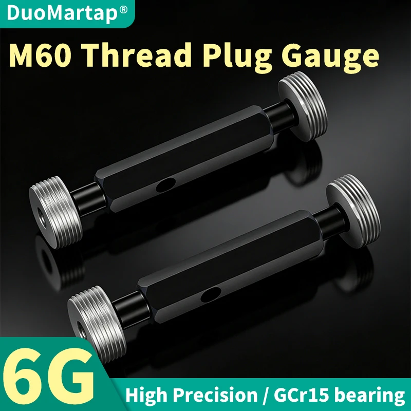 DUO Martap1PCS 6G M60 Steel Mer-cury Gage Metric Fine Thread Plug Gauge High Quality wholesale
DUO Martap1PCS 6G M60 Steel Mer-cury Gage Metric Fine Thread Plug Gauge High Quality wholesale