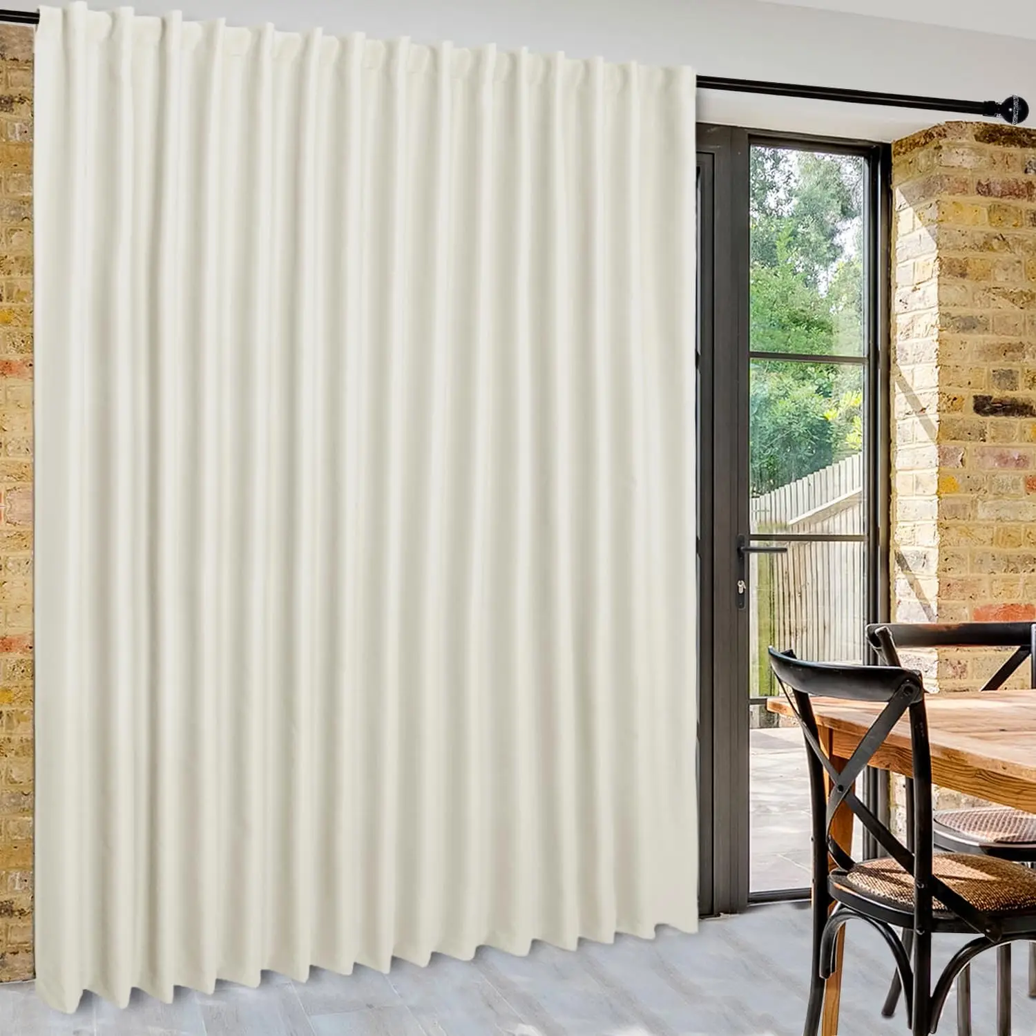 Privacy Room Divider Blackout Curtain - Patio Sliding Door Curtains, Extra Wide Thermal Curtains with Back Tab & Rod Poc
Privacy Room Divider Blackout Curtain - Patio Sliding Door Curtains, Extra Wide Thermal Curtains with Back Tab & Rod Poc
