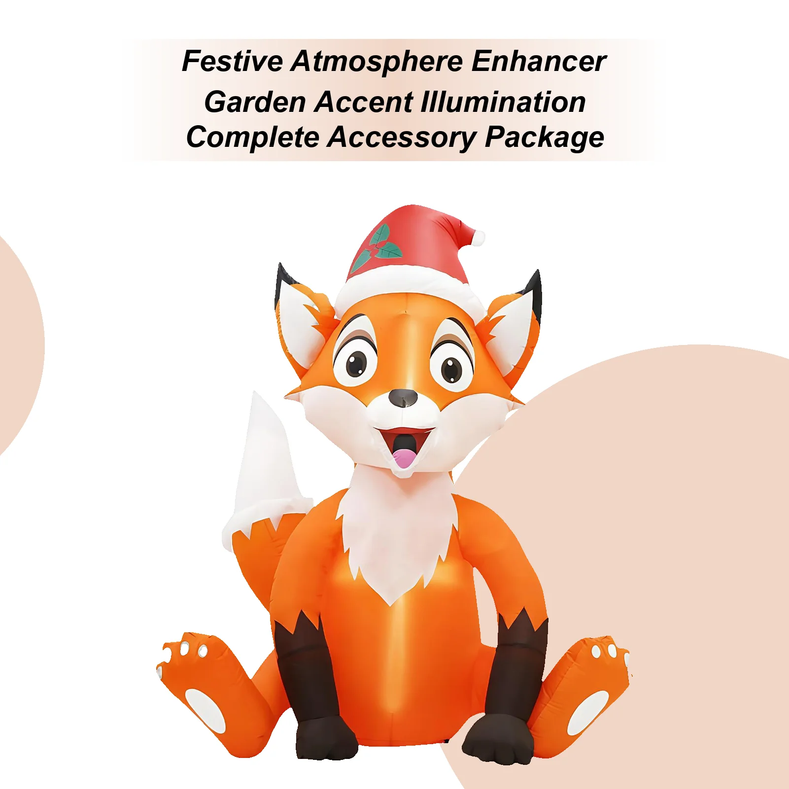 Christmas Inflatable Animal With Santa Hat Giant 6ft Home Decor With LED Lights Christmas Inflatable Decorations For New Year
Christmas Inflatable Animal With Santa Hat Giant 6ft Home Decor With LED Lights Christmas Inflatable Decorations For New Year