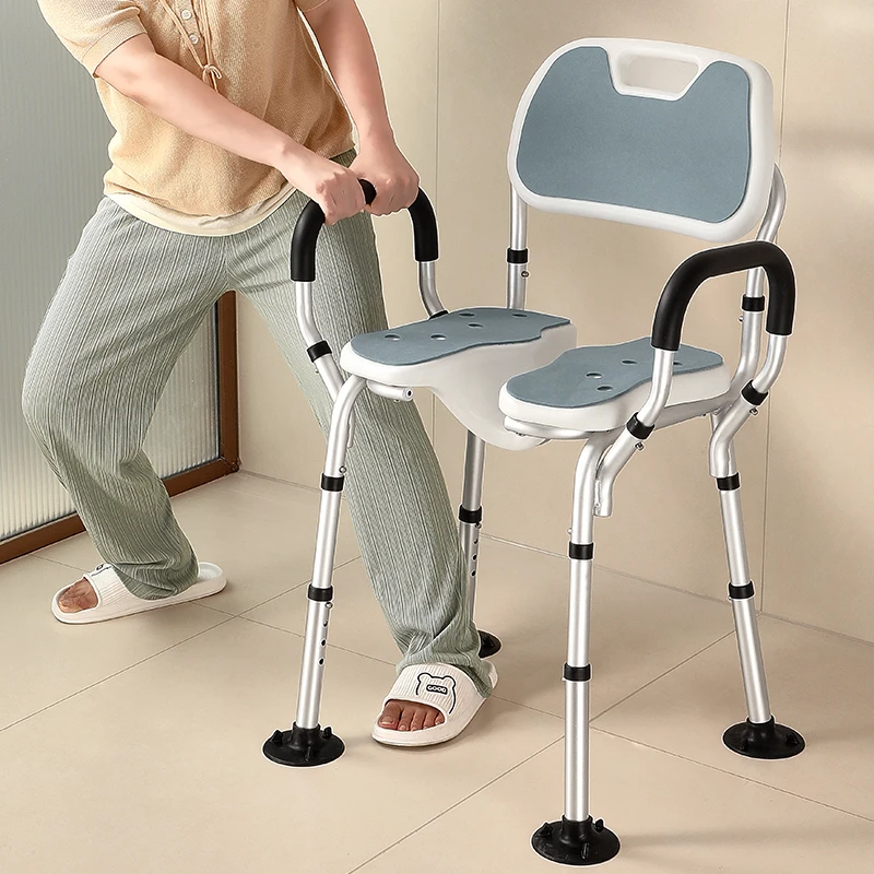 Elderly Shower Chair Anti-slip Bath Stool Adjustable Height Lightweight Aluminum Stools 3D Groove Bathroom Chairs Foldable Chair
Elderly Shower Chair Anti-slip Bath Stool Adjustable Height Lightweight Aluminum Stools 3D Groove Bathroom Chairs Foldable Chair