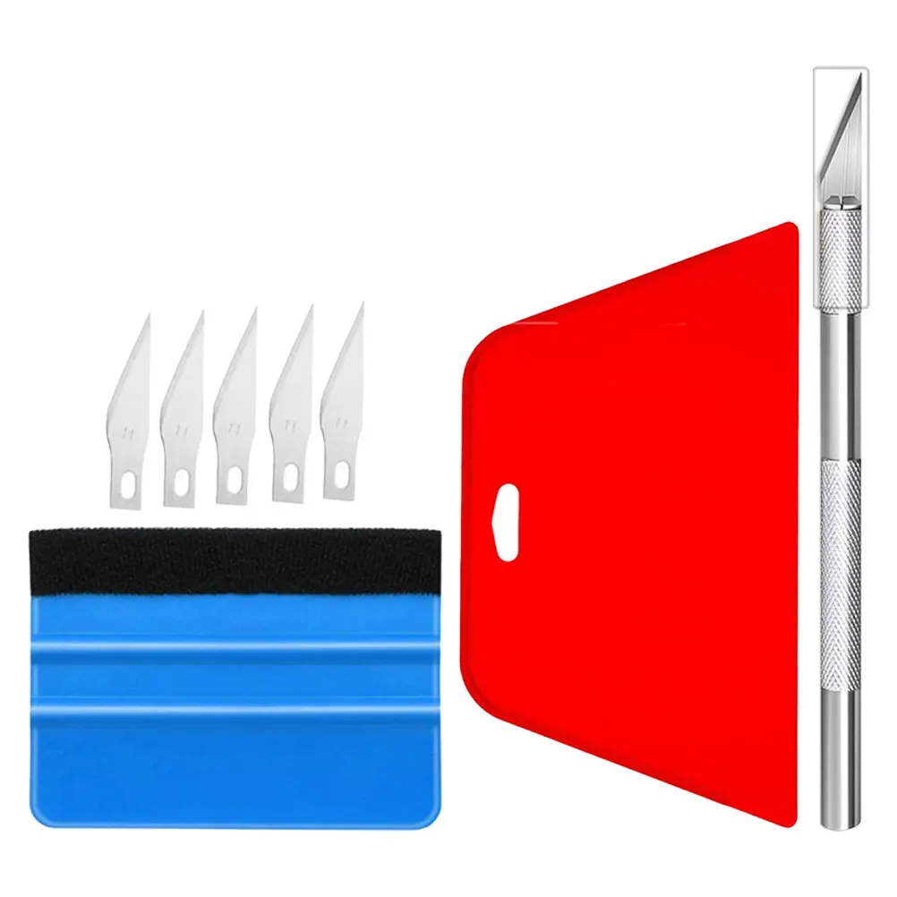 8 Pieces Car Tint Tool Kit Aluminum Alloy Steel ABS Precision Cutting Vinyl Wrap Tools Window Tint Installation Kit
8 Pieces Car Tint Tool Kit Aluminum Alloy Steel ABS Precision Cutting Vinyl Wrap Tools Window Tint Installation Kit