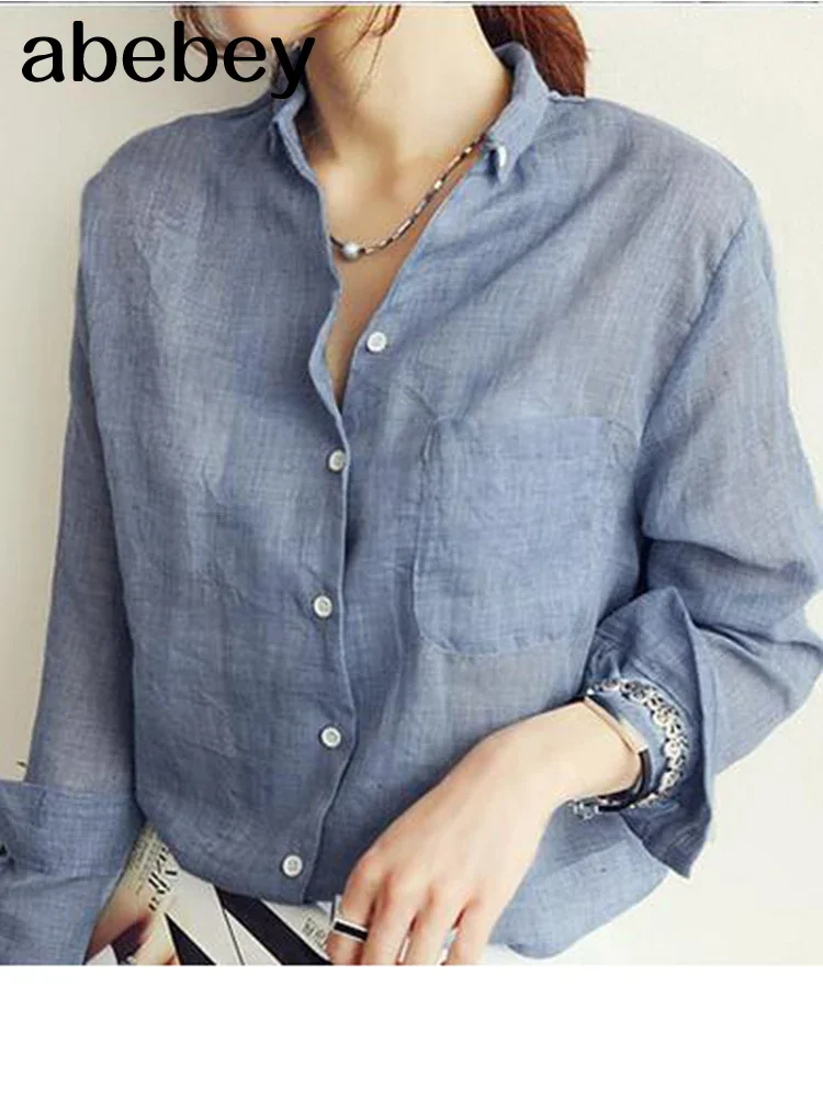 Chemisier Femme Womens Tops Fashion 2026 Summer Linen White Shirt Women Long Sleeve Blouse Korean Woman Clothes Roupas Femininas
Chemisier Femme Womens Tops Fashion 2026 Summer Linen White Shirt Women Long Sleeve Blouse Korean Woman Clothes Roupas Femininas