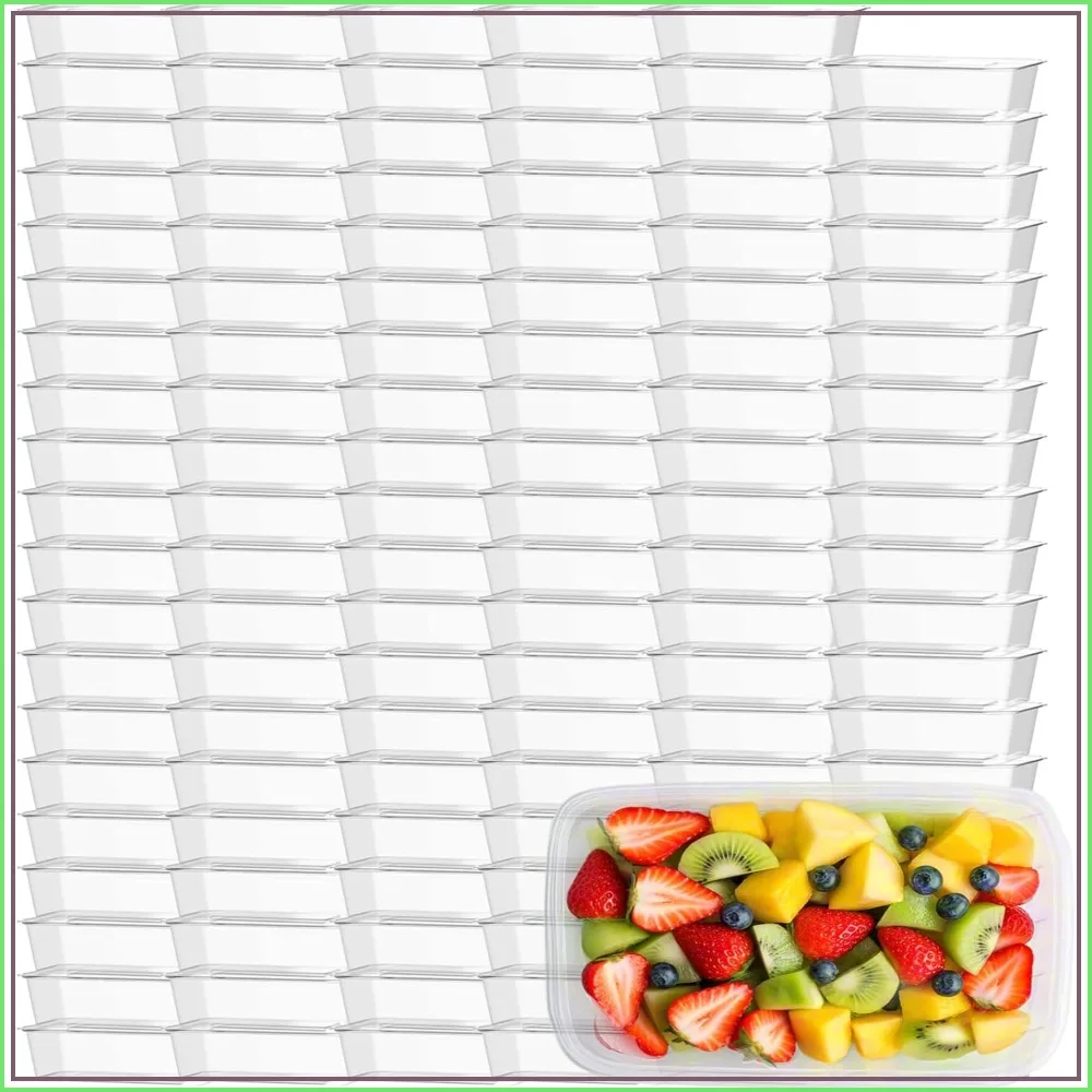 120 Pcs 25 oz Plastic Meal Prep Containers with Lids, Stackable Spill Proof Box for Salad Snack Lunch, Microwave Dishwasher Freezer Safe
120 Pcs 25 oz Plastic Meal Prep Containers with Lids, Stackable Spill Proof Box for Salad Snack Lunch, Microwave Dishwasher Freezer Safe