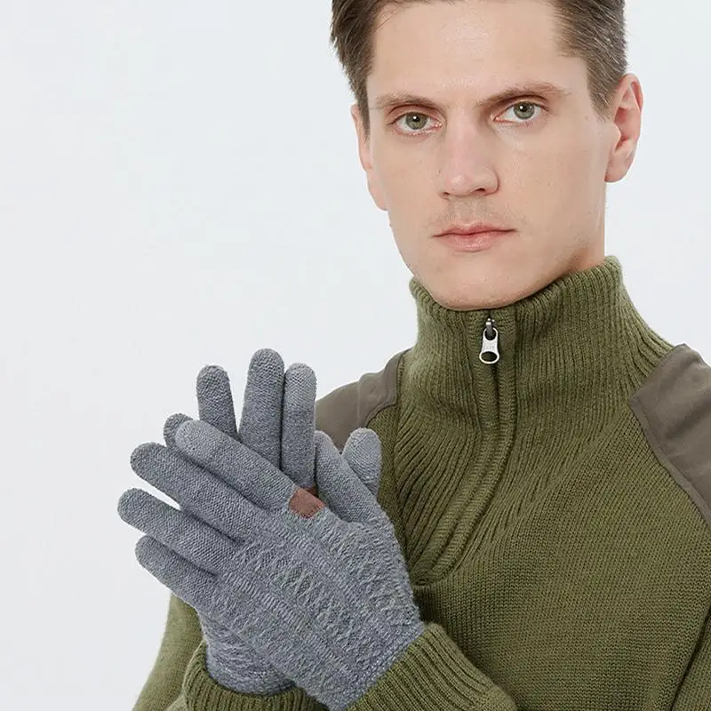 Winter Knit Gloves For Women Cold Weather Cycling Gloves Breathable Snow Mittens Soft Thick Motorcycle Gloves For Cycling Skiing
Winter Knit Gloves For Women Cold Weather Cycling Gloves Breathable Snow Mittens Soft Thick Motorcycle Gloves For Cycling Skiing