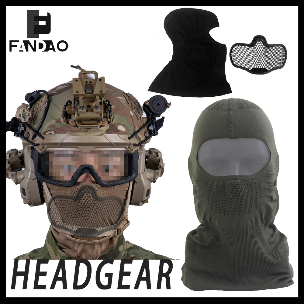 Tactical Protective Headgear High Elasticity Breathable Full Face Balaclava Mask with Steel Mesh for Bicycle Ski Motorcycle
Tactical Protective Headgear High Elasticity Breathable Full Face Balaclava Mask with Steel Mesh for Bicycle Ski Motorcycle