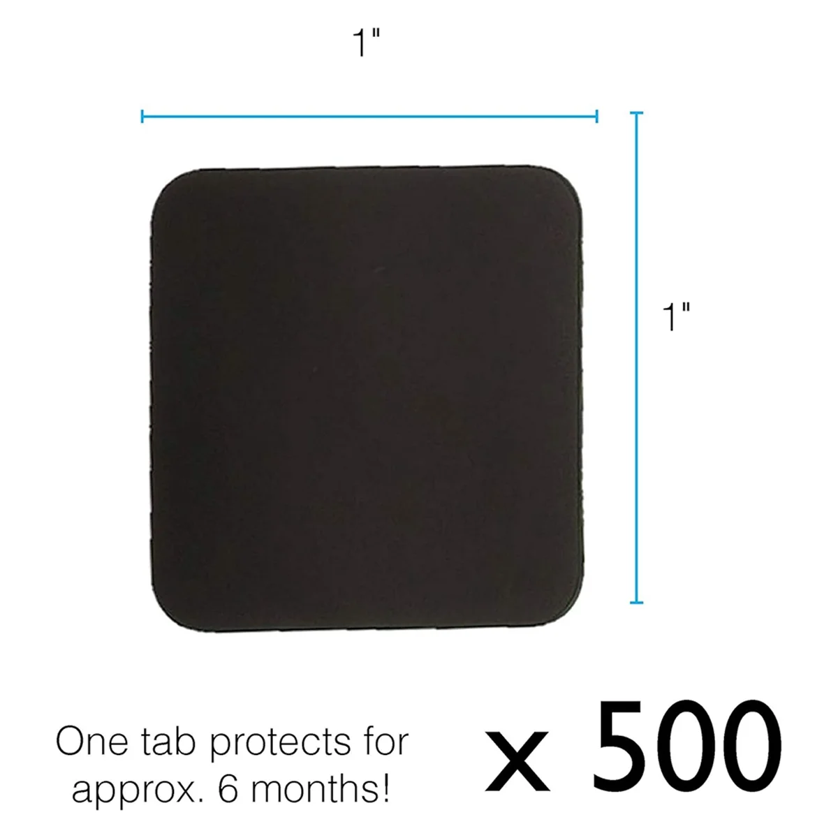 500PCS Anti-Tarnish Tabs, 1 X 1 Inch, Non-Abrasive, 500 Tabs Per Pack, for Jewelry StorageJADD
500PCS Anti-Tarnish Tabs, 1 X 1 Inch, Non-Abrasive, 500 Tabs Per Pack, for Jewelry StorageJADD