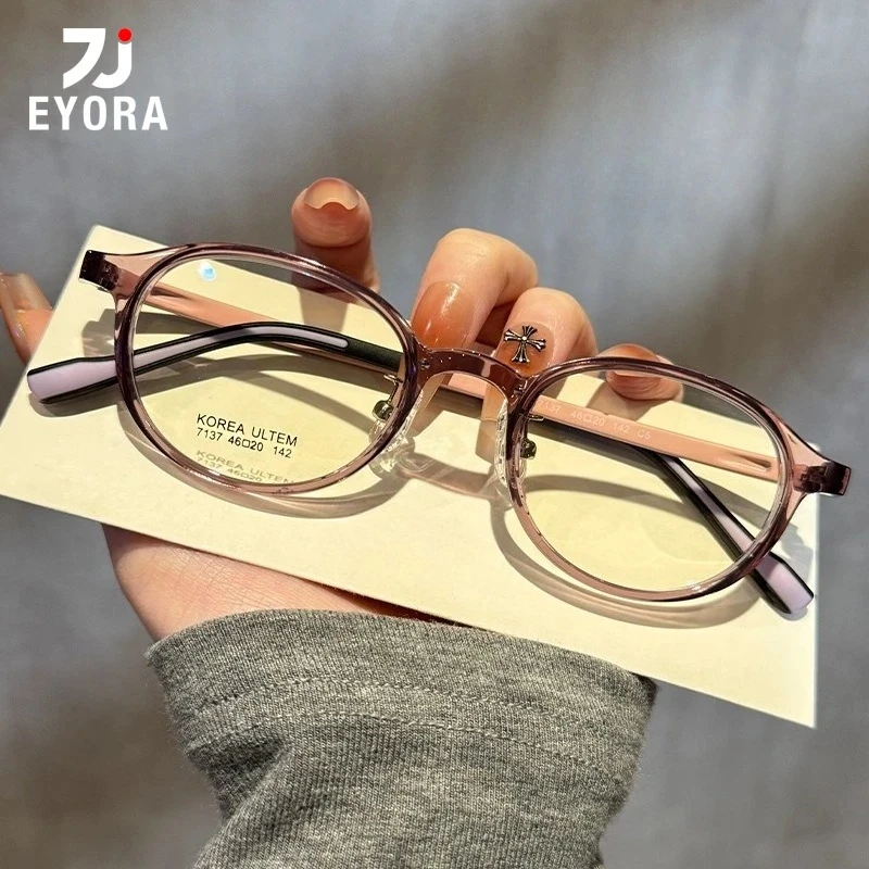 EYORA Ultralight Versatile TR90 Reading Glasses for Women Anti Blue Light Photochromic Glasses Optical Lenses with Prescription
EYORA Ultralight Versatile TR90 Reading Glasses for Women Anti Blue Light Photochromic Glasses Optical Lenses with Prescription