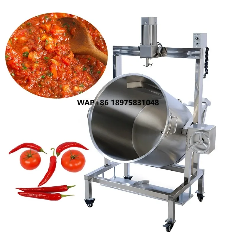 Electric sauce mixer Cooker, mixer with hummus cheese, tomato chili meat and commercial fillings
Electric sauce mixer Cooker, mixer with hummus cheese, tomato chili meat and commercial fillings