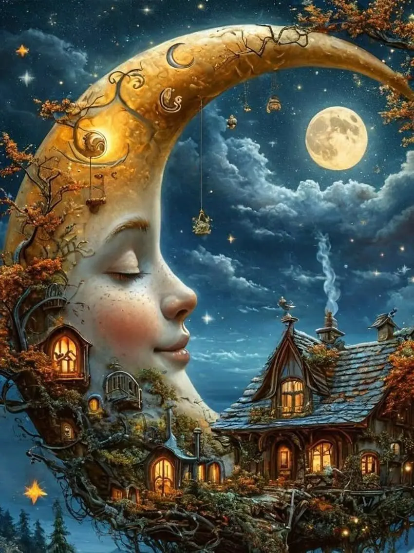 Div 5D Moon Girl Night Tree House Sky Cloud Полная алмазная живопись наборы крестиков художественные персонажи мультфильмов 3D краска бриллианты
Div 5D Moon Girl Night Tree House Sky Cloud Полная алмазная живопись наборы крестиков художественные персонажи мультфильмов 3D краска бриллианты