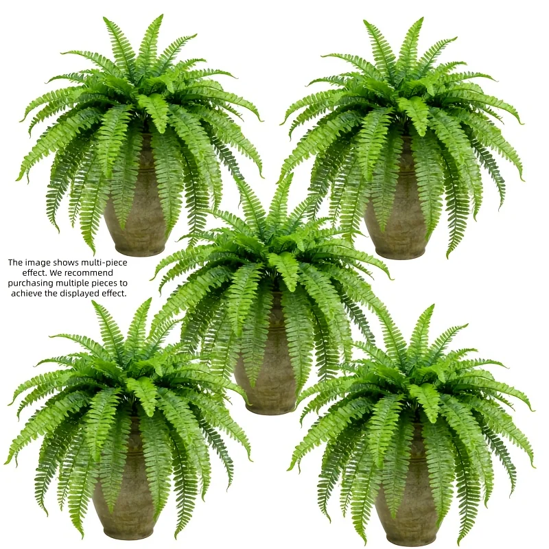5 Items - Big Fake Hanging Fern Plant, Modern Decoration for Outdoor Weddings, Gardens & Patios, No Maintenance Required - Sprin
5 Items - Big Fake Hanging Fern Plant, Modern Decoration for Outdoor Weddings, Gardens & Patios, No Maintenance Required - Sprin
