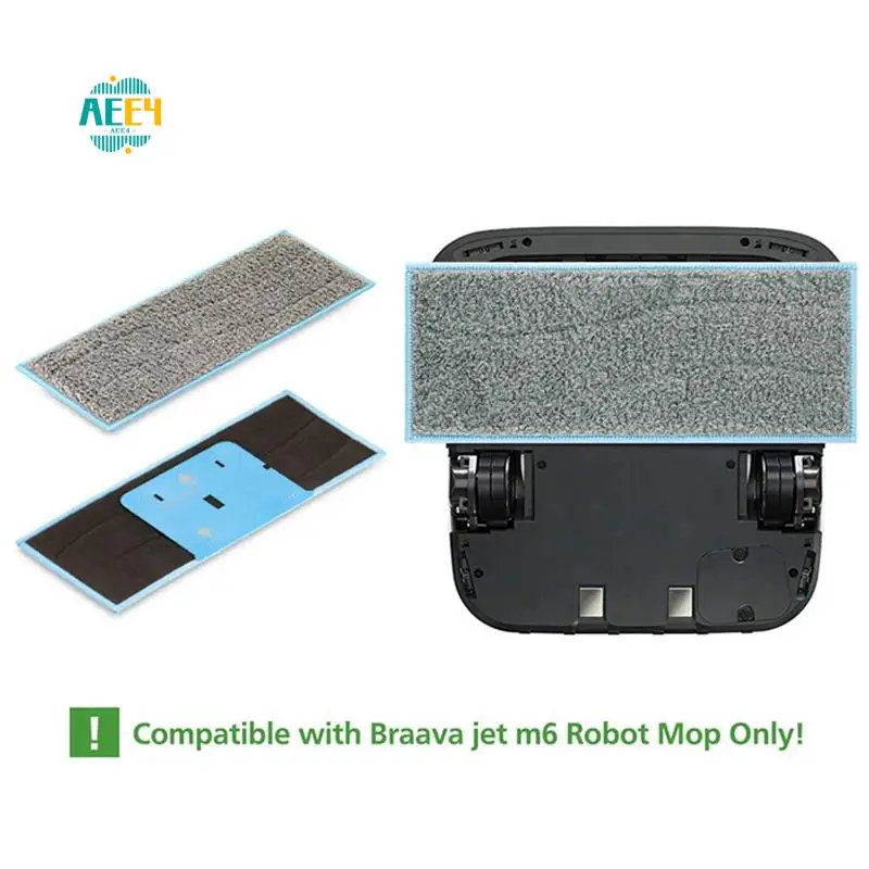 AEE4-Замена подушечек для влажной уборки Braava Jet M6 I-Robot Braava Jet M Series M6 (6110) (6012) (6112) Ultimate Robot Mop
AEE4-Замена подушечек для влажной уборки Braava Jet M6 I-Robot Braava Jet M Series M6 (6110) (6012) (6112) Ultimate Robot Mop