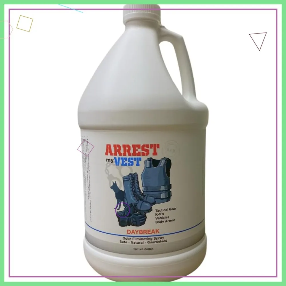 Military Grade Odor Eliminator Spray for Tactical Gear, Body Armor & K9 Equipment. Safe on Fabrics, Daybreak Scent - 1 Gallon
Military Grade Odor Eliminator Spray for Tactical Gear, Body Armor & K9 Equipment. Safe on Fabrics, Daybreak Scent - 1 Gallon