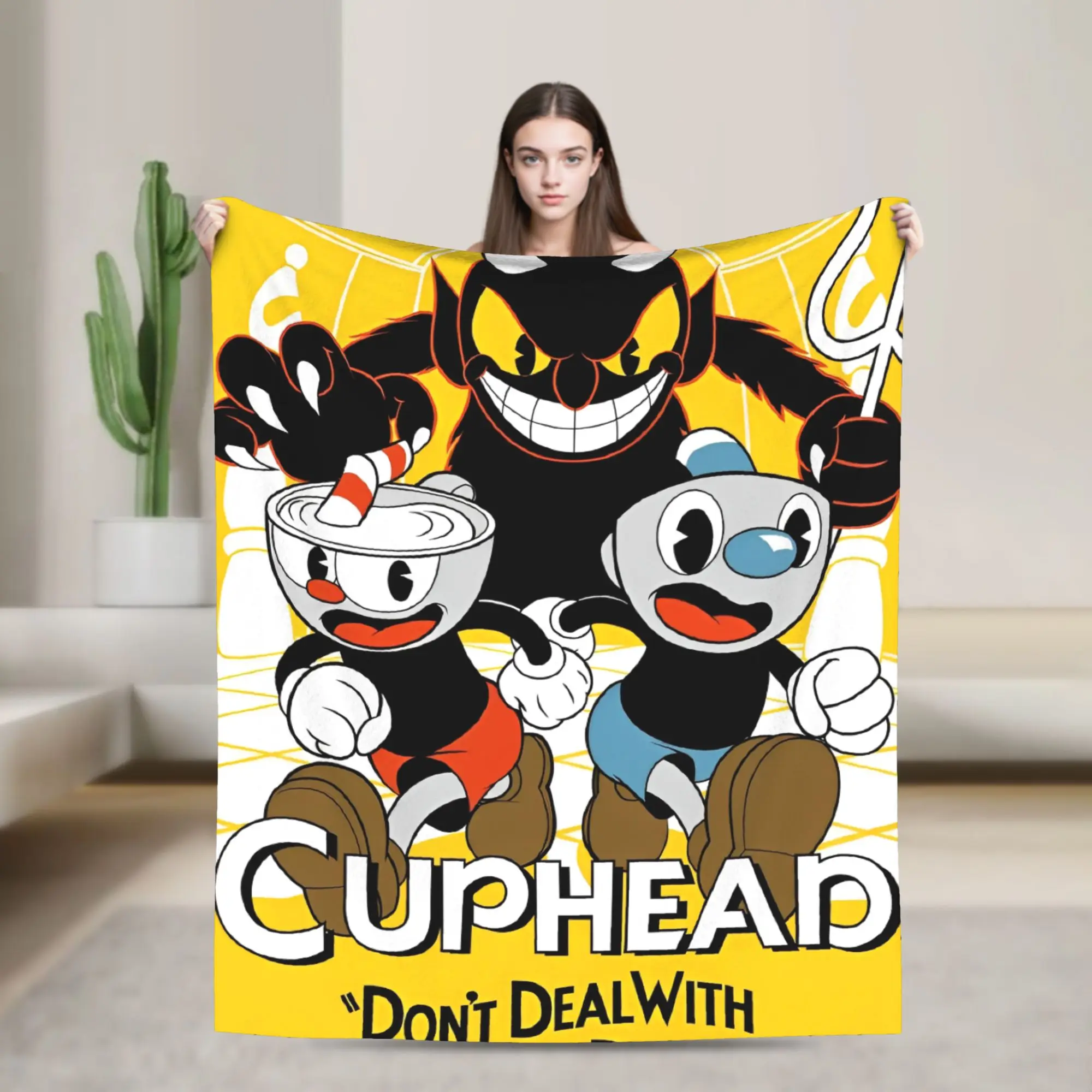Cuphead cartoon Blanket Quality Super Warm Bedding Throws Spring Camping Couch Chair Sofa Bed Novelty Bedspread
Cuphead cartoon Blanket Quality Super Warm Bedding Throws Spring Camping Couch Chair Sofa Bed Novelty Bedspread