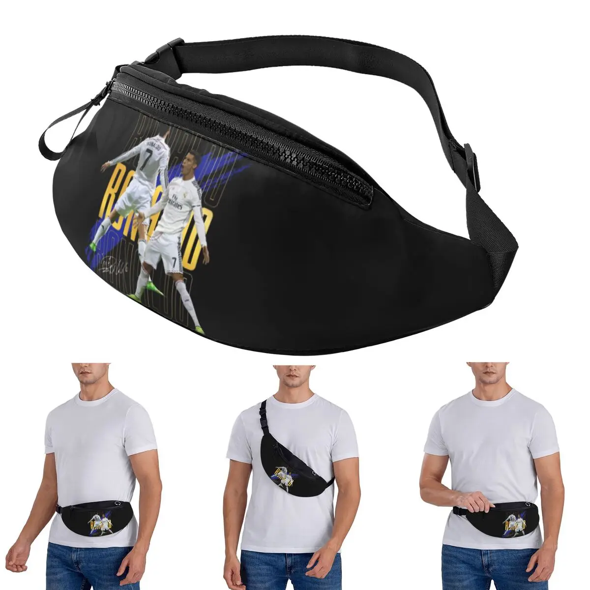 Crossbody Waist Bag Cristiano Ronaldo Suuiii! Men Women Fanny Pack Travel Running Money Phone Pouch
Crossbody Waist Bag Cristiano Ronaldo Suuiii! Men Women Fanny Pack Travel Running Money Phone Pouch