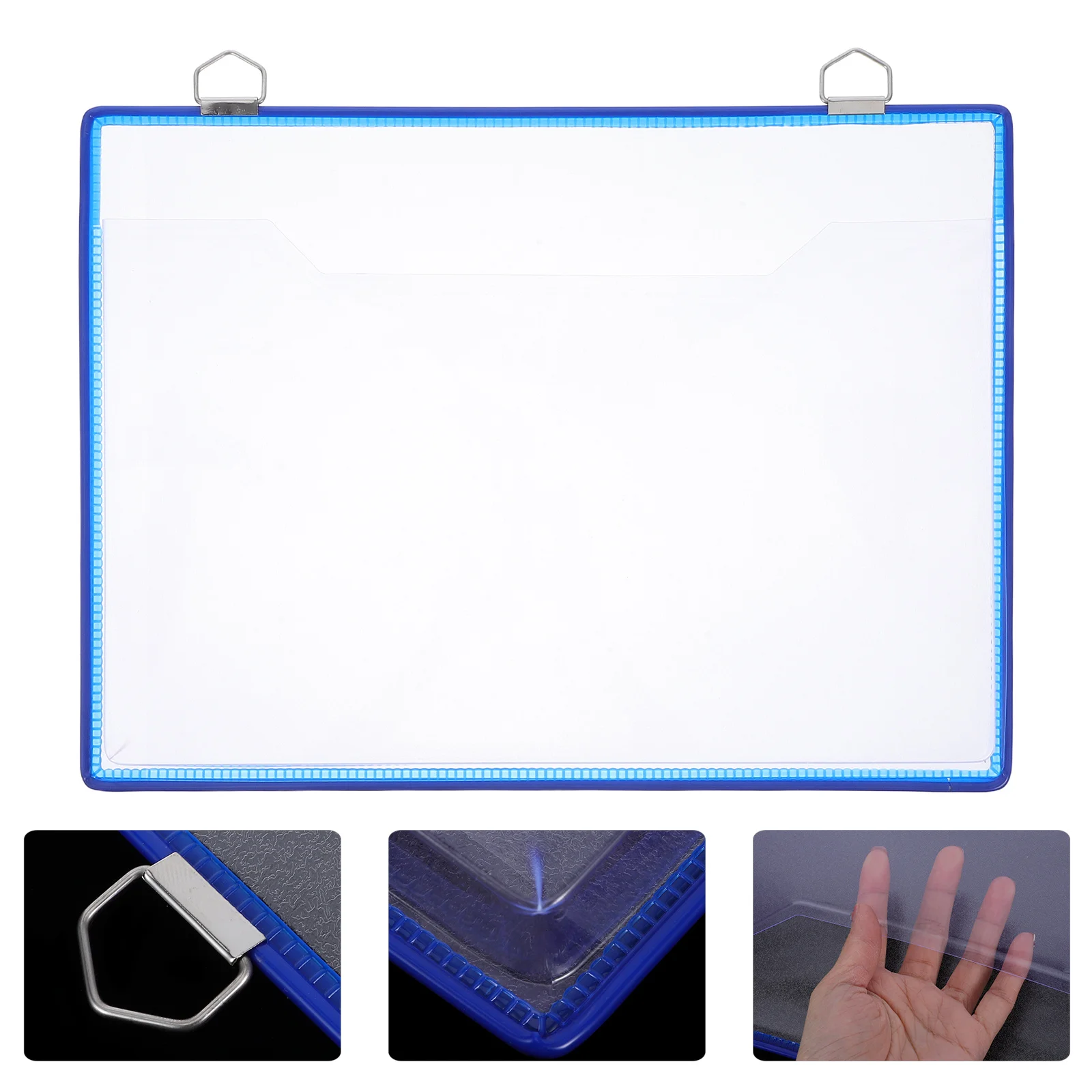 Hanging File Folder Plastic Document Bag Transparent Organizer for Bills Magazines Files Wall Space-Saving Office Accessory
Hanging File Folder Plastic Document Bag Transparent Organizer for Bills Magazines Files Wall Space-Saving Office Accessory