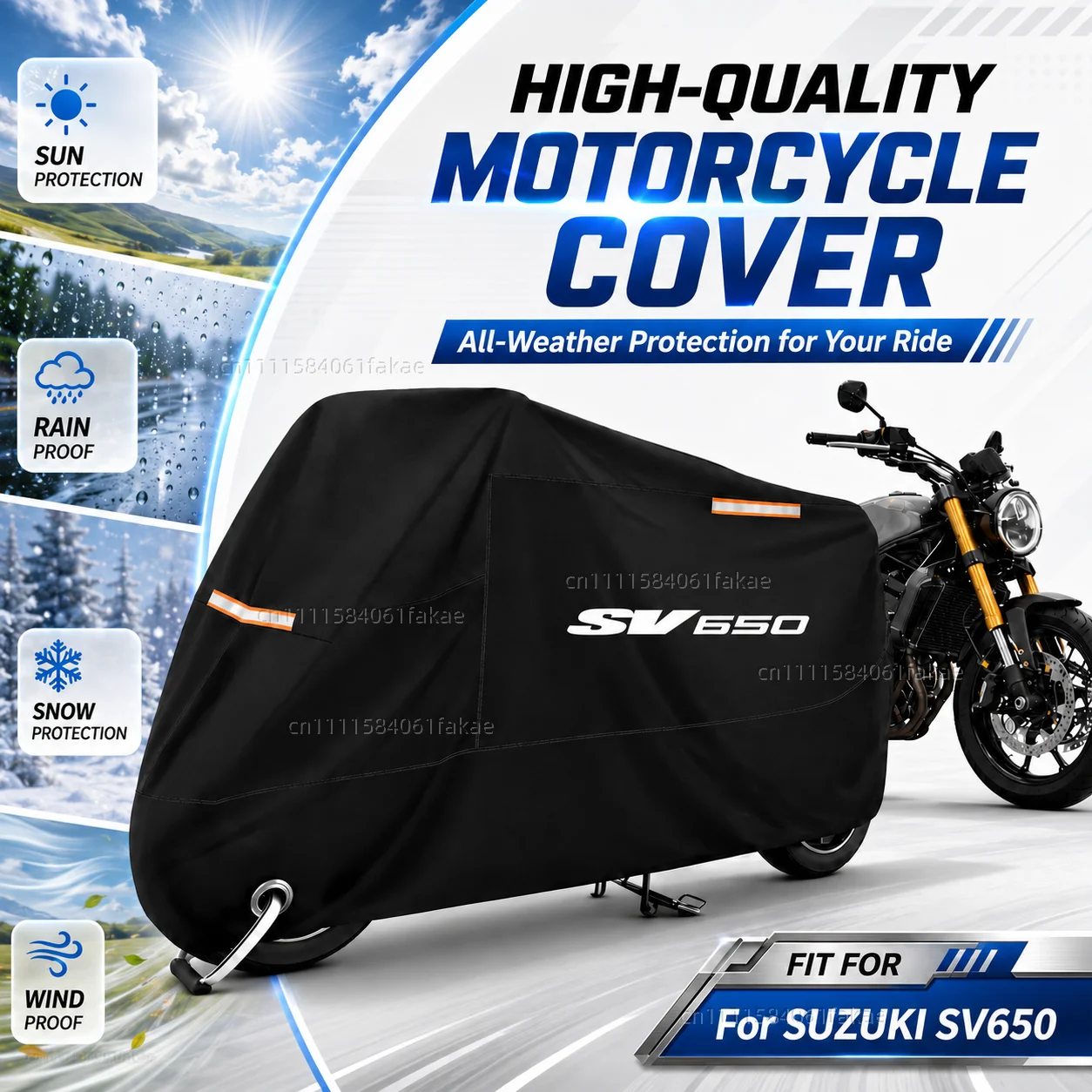 Motorcycle Cover Waterproof Outdoor All Season Dustproof UV Protective Moto Scooter Rain Cover For SUZUKI SV650 sv 650
Motorcycle Cover Waterproof Outdoor All Season Dustproof UV Protective Moto Scooter Rain Cover For SUZUKI SV650 sv 650