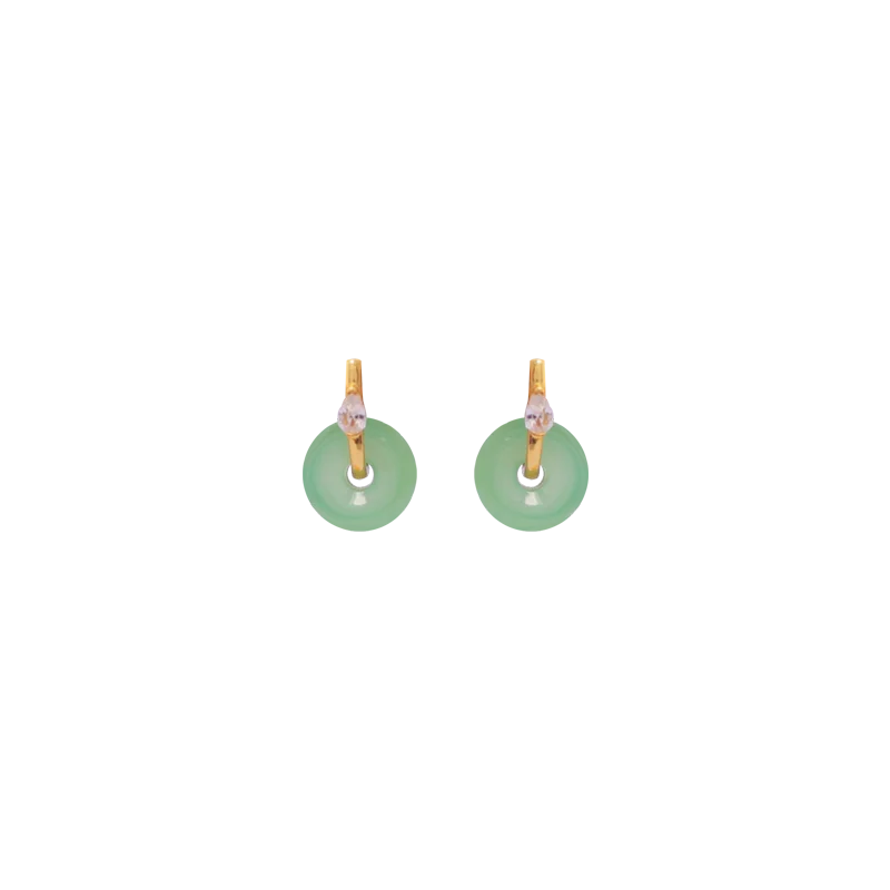 With cheongsam earrings s925 sterling silver Hetian jade exquisite earrings, stud earrings, round rings, high-end women
With cheongsam earrings s925 sterling silver Hetian jade exquisite earrings, stud earrings, round rings, high-end women