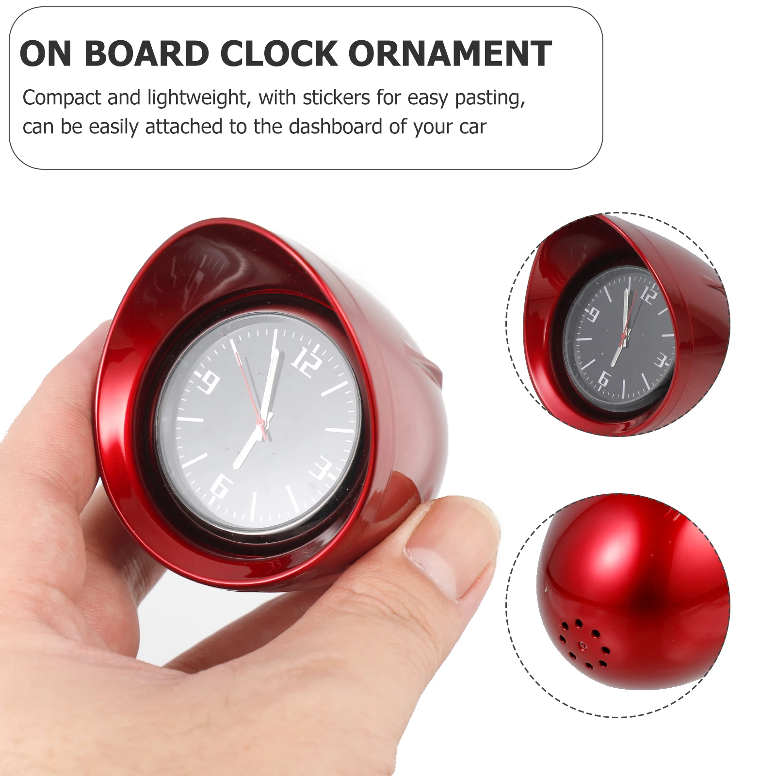 1 set Clock Automotive Dashboard Operated Steel Movement Zinc Alloy Glass Lens Durable High Precision Practical
1 set Clock Automotive Dashboard Operated Steel Movement Zinc Alloy Glass Lens Durable High Precision Practical