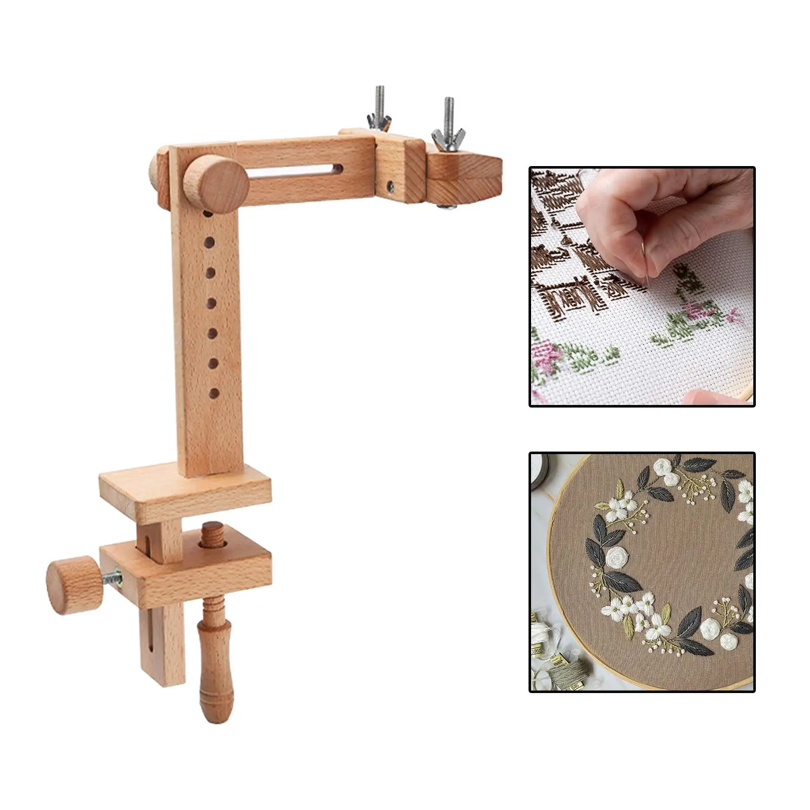 Display Tapestry Hoop Rotation Stitch Rack cm Wooden Embroidery DIY Stitch Clamps Stand Holder
Display Tapestry Hoop Rotation Stitch Rack cm Wooden Embroidery DIY Stitch Clamps Stand Holder