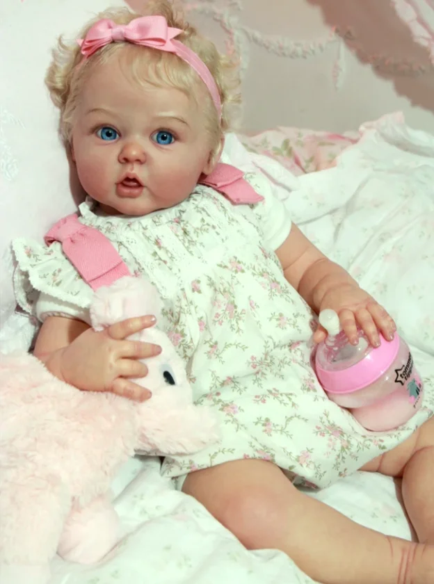 St.Store Reborn Doll 24inches Newborn Baby Erin Girl hand-made Painted Finished
St.Store Reborn Doll 24inches Newborn Baby Erin Girl hand-made Painted Finished