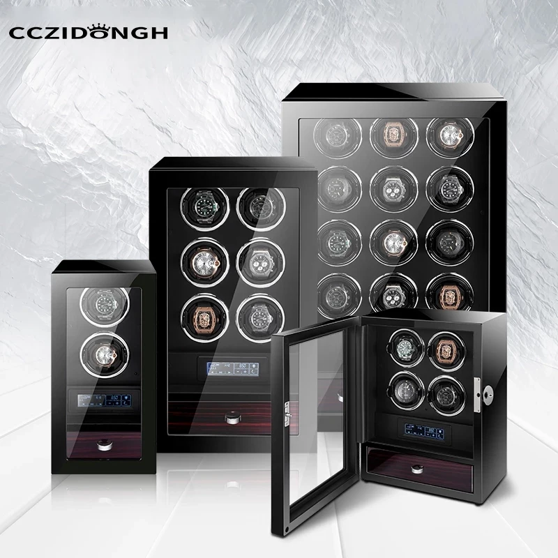 Luxury Watch Storage Case - Automatic Watch Winder with Lock, Perfect for Watch Collectors and Men's Gift watch box
Luxury Watch Storage Case - Automatic Watch Winder with Lock, Perfect for Watch Collectors and Men's Gift watch box
