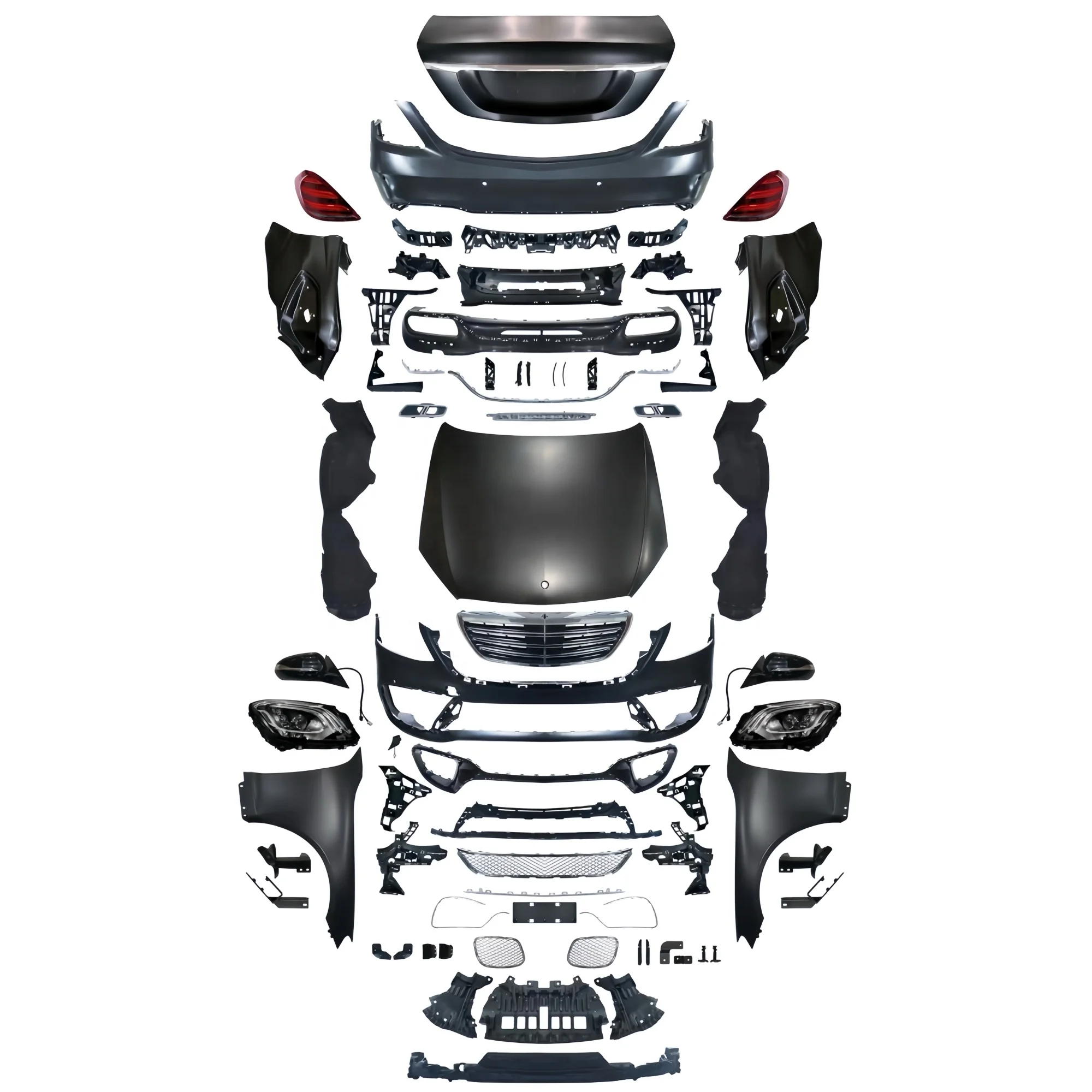 Dream Garage Full Body Kit For W221 S Class Facelift To W222 S Class S65 Style Bodykit
Dream Garage Full Body Kit For W221 S Class Facelift To W222 S Class S65 Style Bodykit