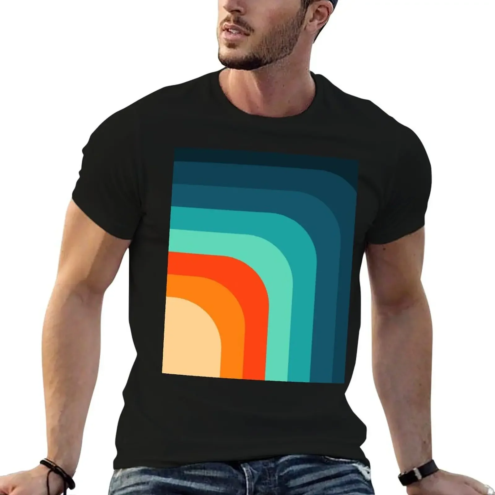 70s Retro Color Geometric Vintage Pattern T-Shirt croswit shirt man street wear Luxury man plus size tops mens clothes
70s Retro Color Geometric Vintage Pattern T-Shirt croswit shirt man street wear Luxury man plus size tops mens clothes