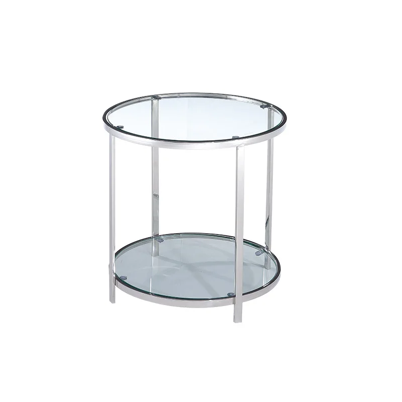 Italian minimalist glass edge few bedroom coffee table living room household stainless steel corner few
Italian minimalist glass edge few bedroom coffee table living room household stainless steel corner few