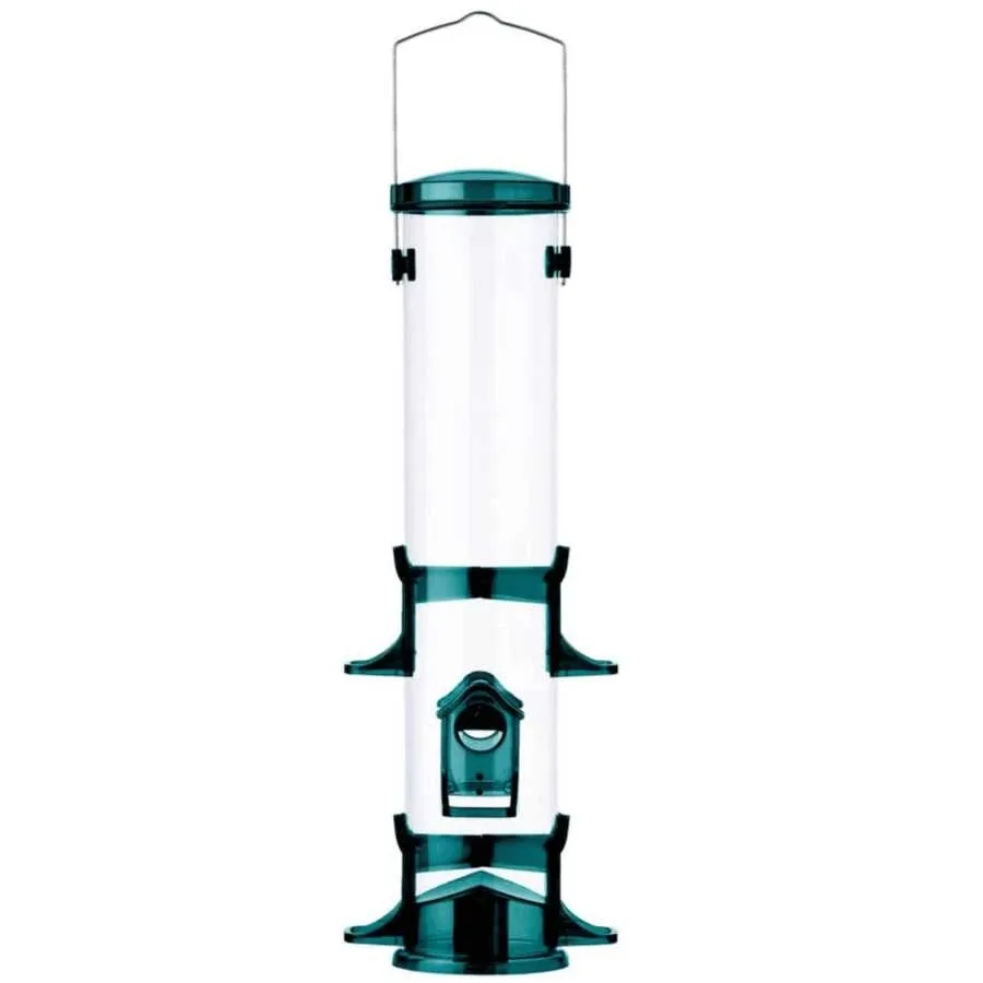 【New Arrival】Hanging Tube Bird Feeder with 4 Feeding Ports, Weatherproof Seed Dispenser for Wild Backyard Birds
【New Arrival】Hanging Tube Bird Feeder with 4 Feeding Ports, Weatherproof Seed Dispenser for Wild Backyard Birds