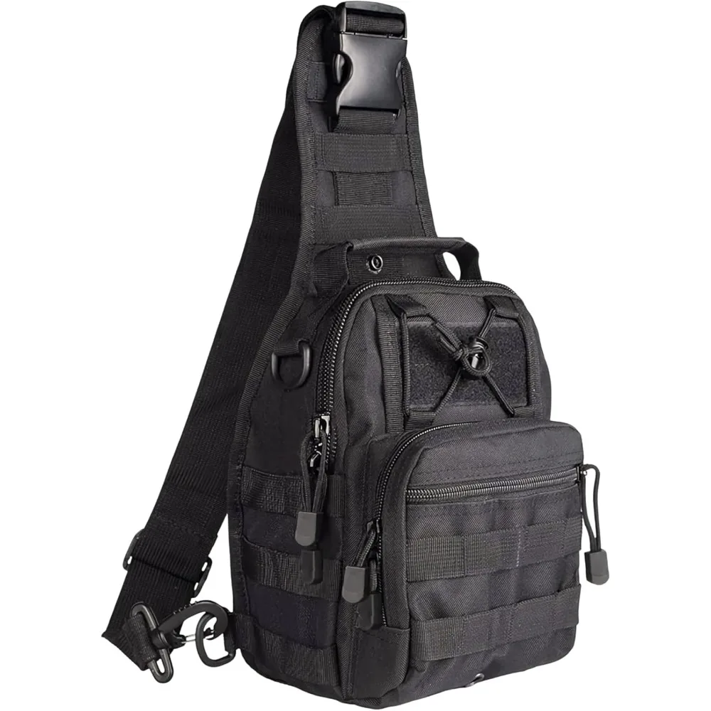 Tactical Shoulder Sling Bag Small Outdoor Chest Pack Backpack for Men Traveling, Trekking, Camping, Sling Backpack
Tactical Shoulder Sling Bag Small Outdoor Chest Pack Backpack for Men Traveling, Trekking, Camping, Sling Backpack