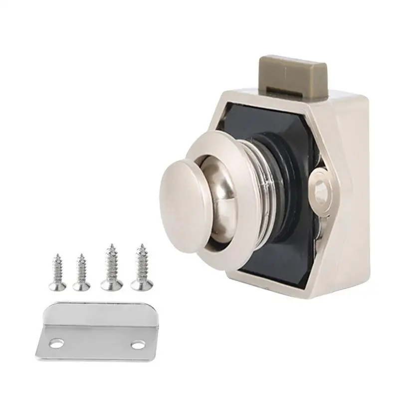 4pcs Zinc Alloy Car Push Lock RV Handle Lock Drawer Latch Button Locks Furniture Door Locks For Caravan Boat RV Accessories
4pcs Zinc Alloy Car Push Lock RV Handle Lock Drawer Latch Button Locks Furniture Door Locks For Caravan Boat RV Accessories