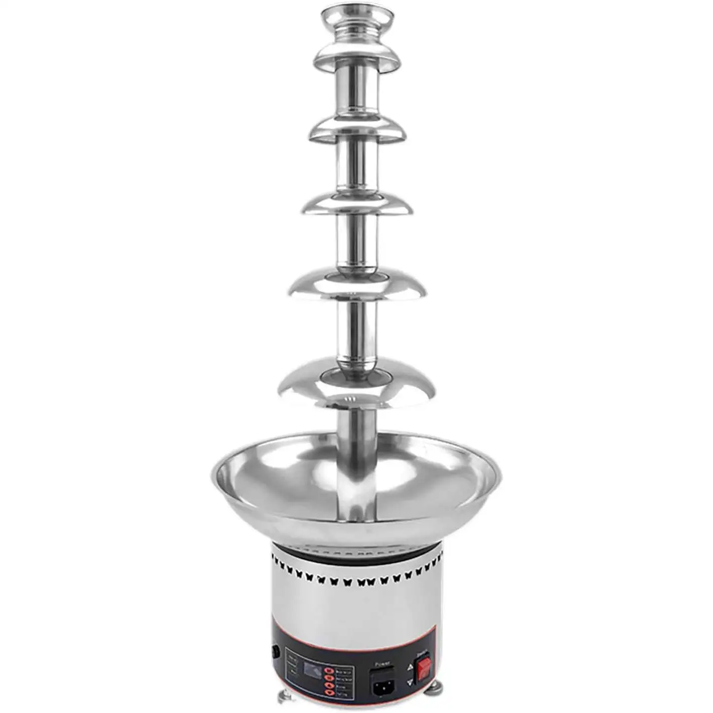 Автоматический электрический шоколадный фонтан для дома и ресторана. Новый состояние с соблазнительными представлениями для пекарни и шоколадного применения.
Автоматический электрический шоколадный фонтан для дома и ресторана. Новый состояние с соблазнительными представлениями для пекарни и шоколадного применения.