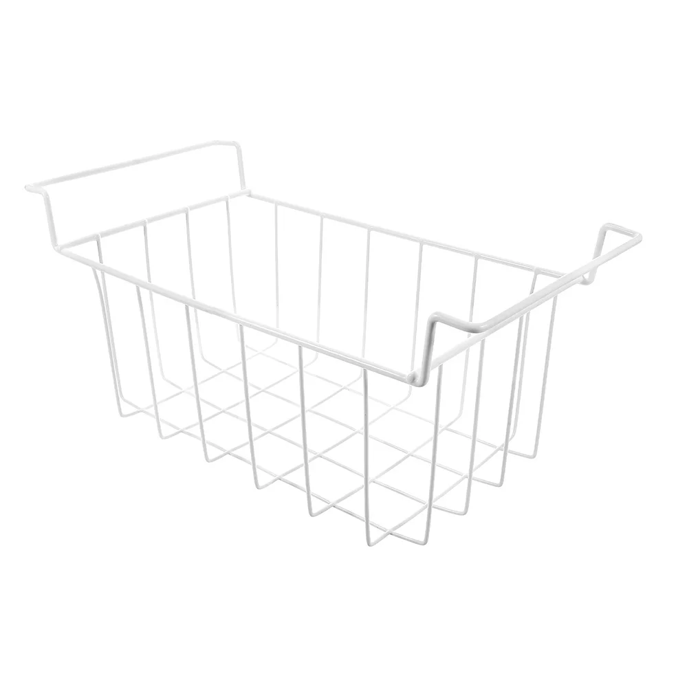 Chest Freezer Organizer Bins Stackable Basket Handle Hanging Storage Rack Deep Refrigerator Shelf Container Internal Partition