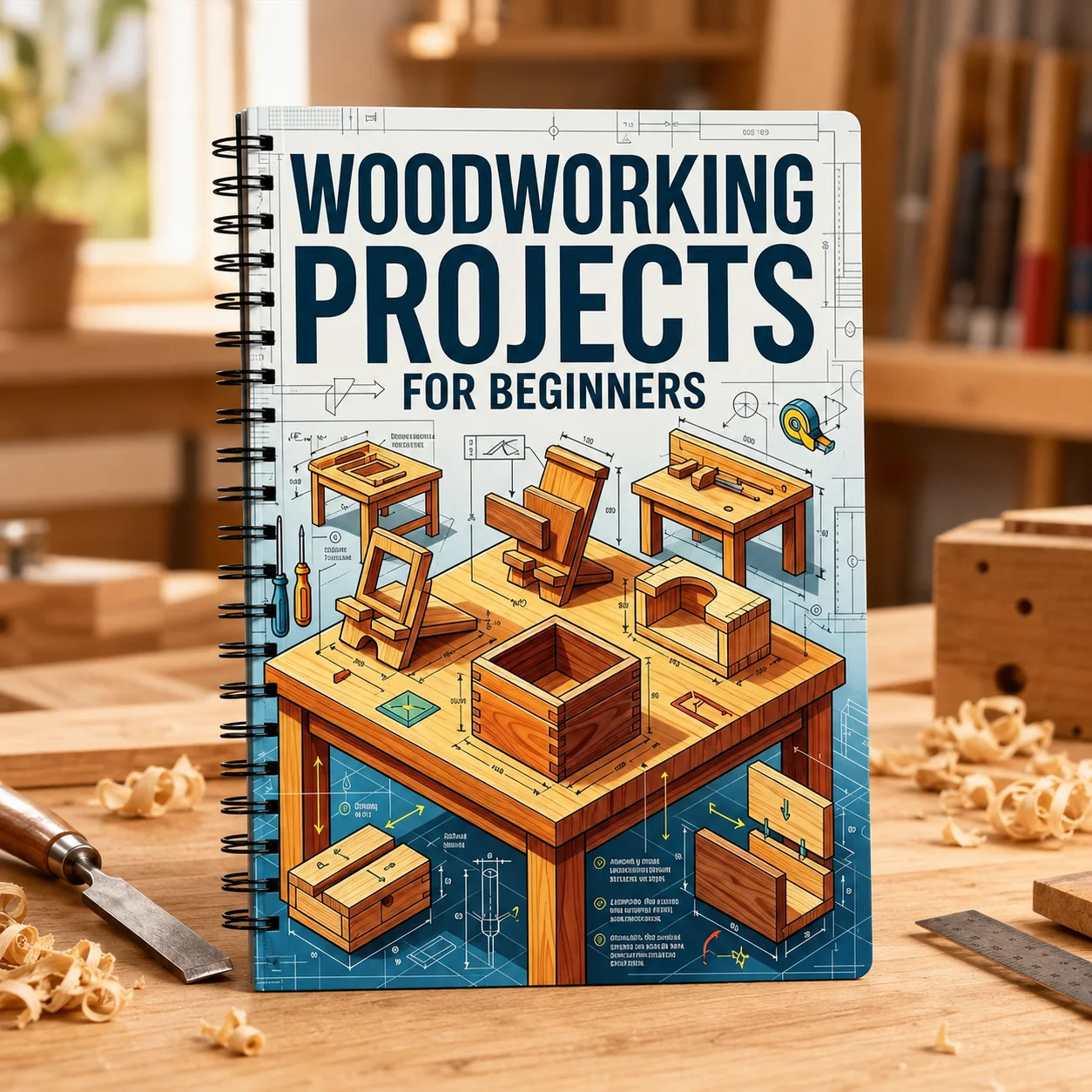 Beginner Woodworking Guide DIY Project Book Step by Step Wood Craft Manual for Adults Home Workshop Learning
Beginner Woodworking Guide DIY Project Book Step by Step Wood Craft Manual for Adults Home Workshop Learning