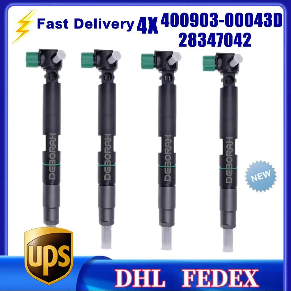 4Pcs 28347042 New Fuel Injector 400903-00043D for Bobcat DoosanD34 Engine Delphi
4Pcs 28347042 New Fuel Injector 400903-00043D for Bobcat DoosanD34 Engine Delphi