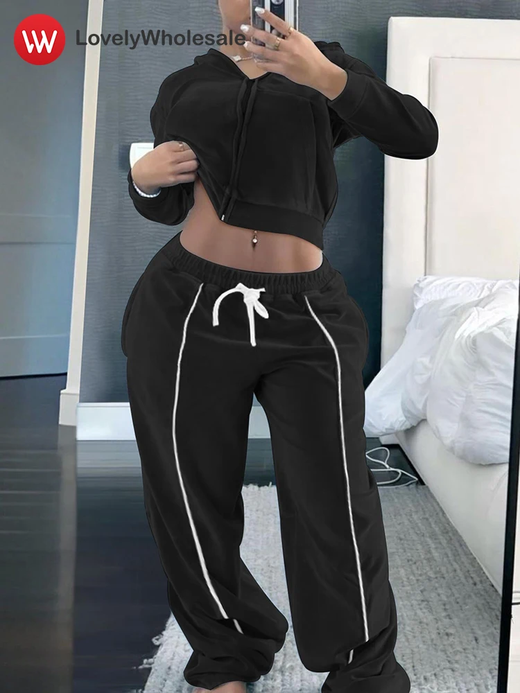 LW Plus Size Tracksuits Set Women 2024 Autumn Winter Casual Pant 2 Piece Set Lady Oversized Hoodie Jacket Large Size Sets Woman
LW Plus Size Tracksuits Set Women 2024 Autumn Winter Casual Pant 2 Piece Set Lady Oversized Hoodie Jacket Large Size Sets Woman