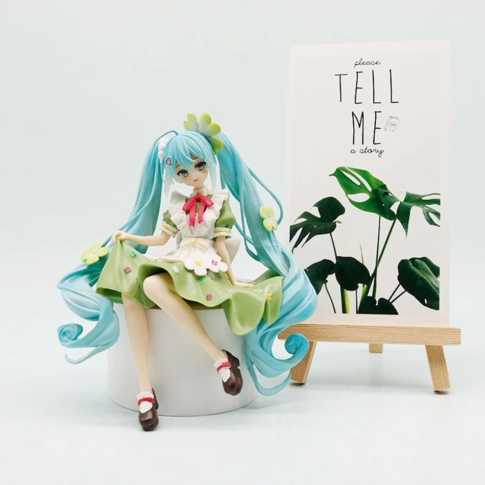 New Hatsune Miku Fashion Desktop Cute Handmade Flower Clover Style PVC Movable Doll Model Toys Exquisite Ornamental Gift
New Hatsune Miku Fashion Desktop Cute Handmade Flower Clover Style PVC Movable Doll Model Toys Exquisite Ornamental Gift