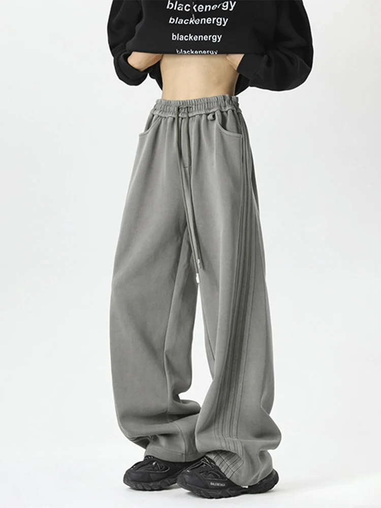 Мужские осенне-зимние прямые спортивные повседневные брюки в полоску, футболки, модные брендовые драпированные американские брюки-ножи...
Мужские осенне-зимние прямые спортивные повседневные брюки в полоску, футболки, модные брендовые драпированные американские брюки-ножи...