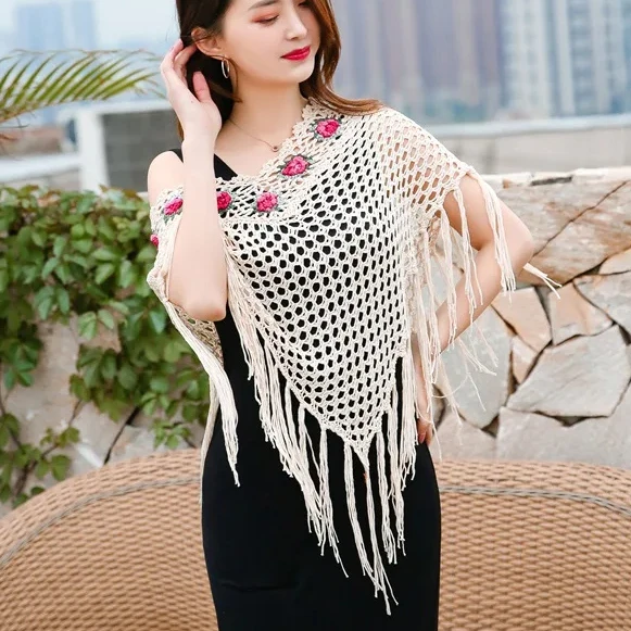 hook hollow out pullovers women 3D flower tassels sweaters women flower sweaters wraps
hook hollow out pullovers women 3D flower tassels sweaters women flower sweaters wraps