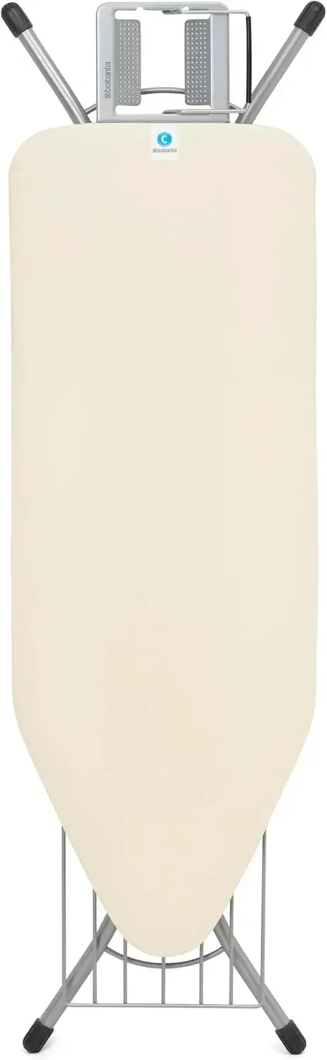 Size C Ironing Board (49 x 18in) 7 Height Options, Adjustable Steam Iron Rest Holder & Linen Rack (Ecru) Non-Slip Feet, Anti
Size C Ironing Board (49 x 18in) 7 Height Options, Adjustable Steam Iron Rest Holder & Linen Rack (Ecru) Non-Slip Feet, Anti